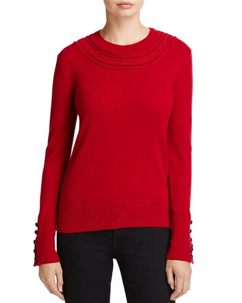 Burberry Carapelle Braided Neck Cashmere Sweater Women